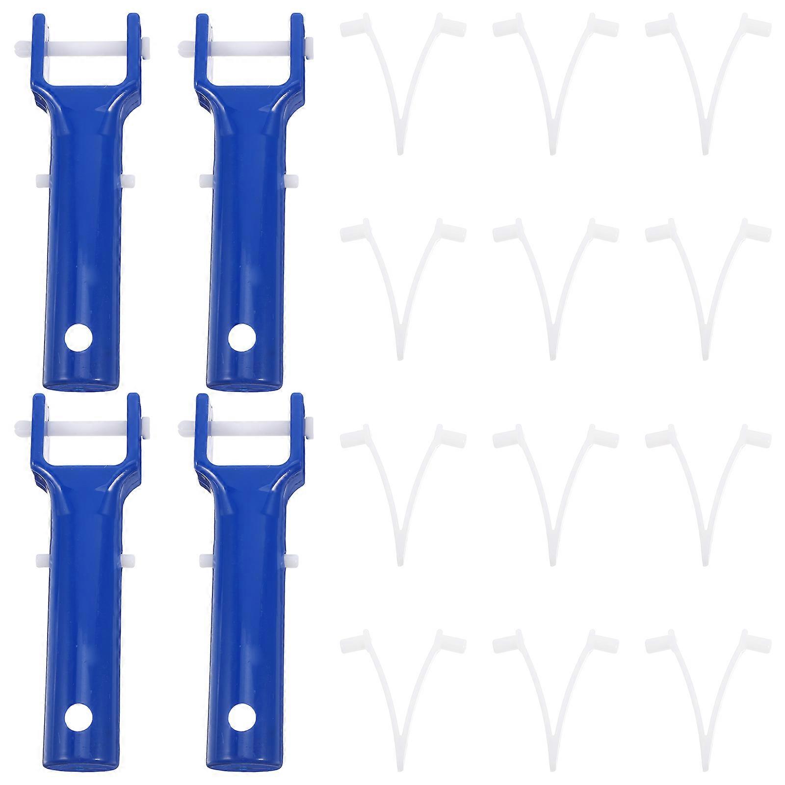 Swimming Pool Supplies Pool Vacuum Head Handle Pool Cleaning Simple Installation 5.00X4.50X1.00CM 4Pcs
