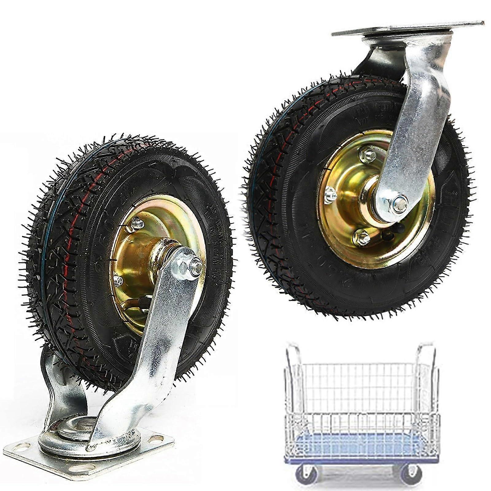 Swivel Caster Wheel, Threaded Stem, 100 Kg Load, Dual Ball Bearings, Quiet Movement, For Furniture Workbenches