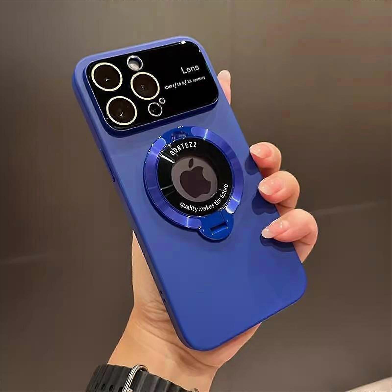 حافظة متوافقة مع iPhone 15 Pro Max ، حامل مغناطيسي لتسريب ملصق النافذة الكبيرة ل 15Pro max
