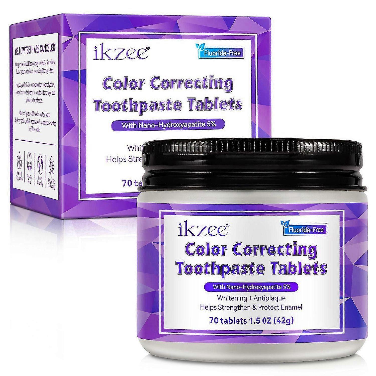 Purple Toothpaste Tablets,Flouride Free Toothpaste Tablets,Sensitive Toothpaste Tablets,Travel Tooth