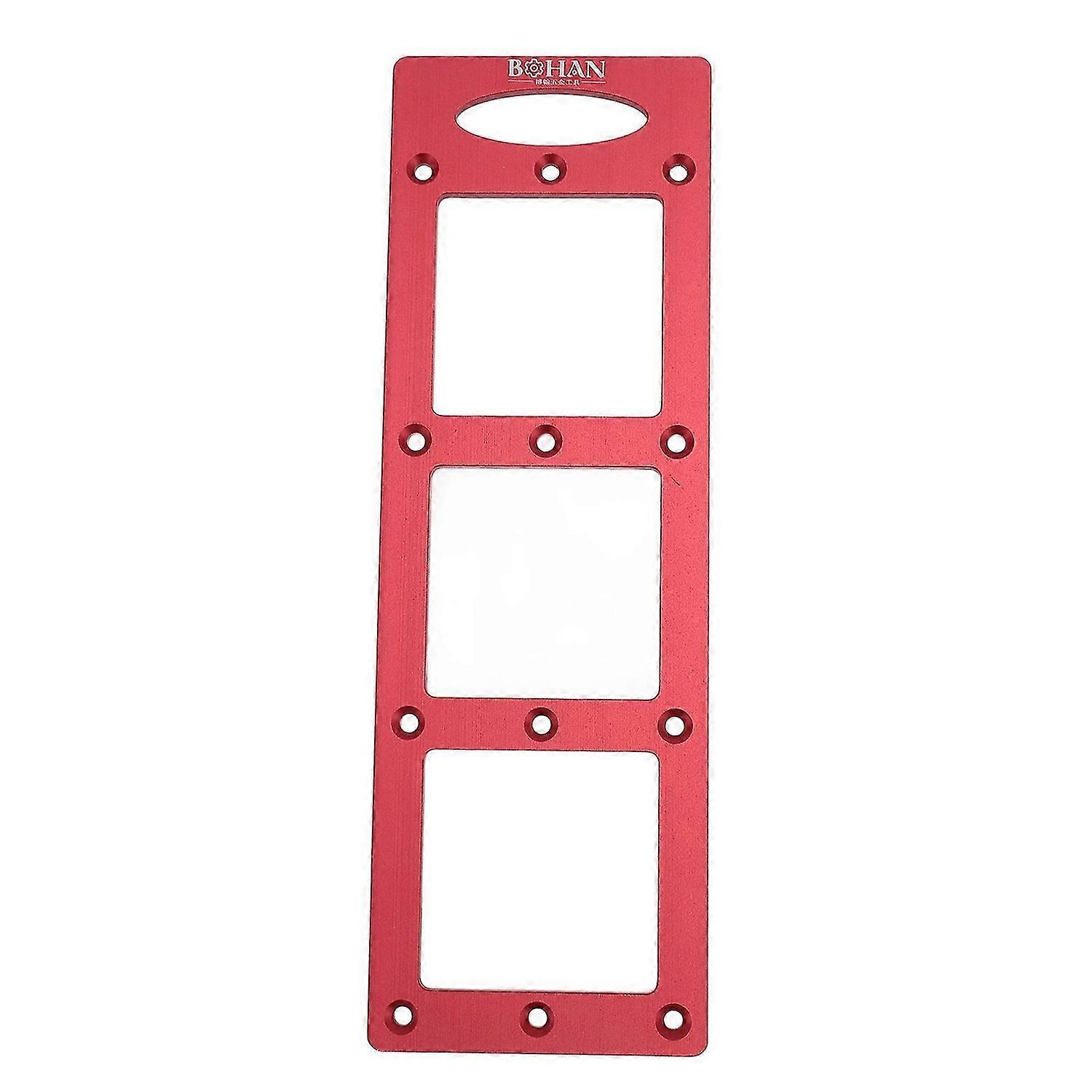 86 Type Wire Box Template Aluminum Alloy High Accuracy Multifunctional Socket Box Hole Cutter Tool 70 X 60mm