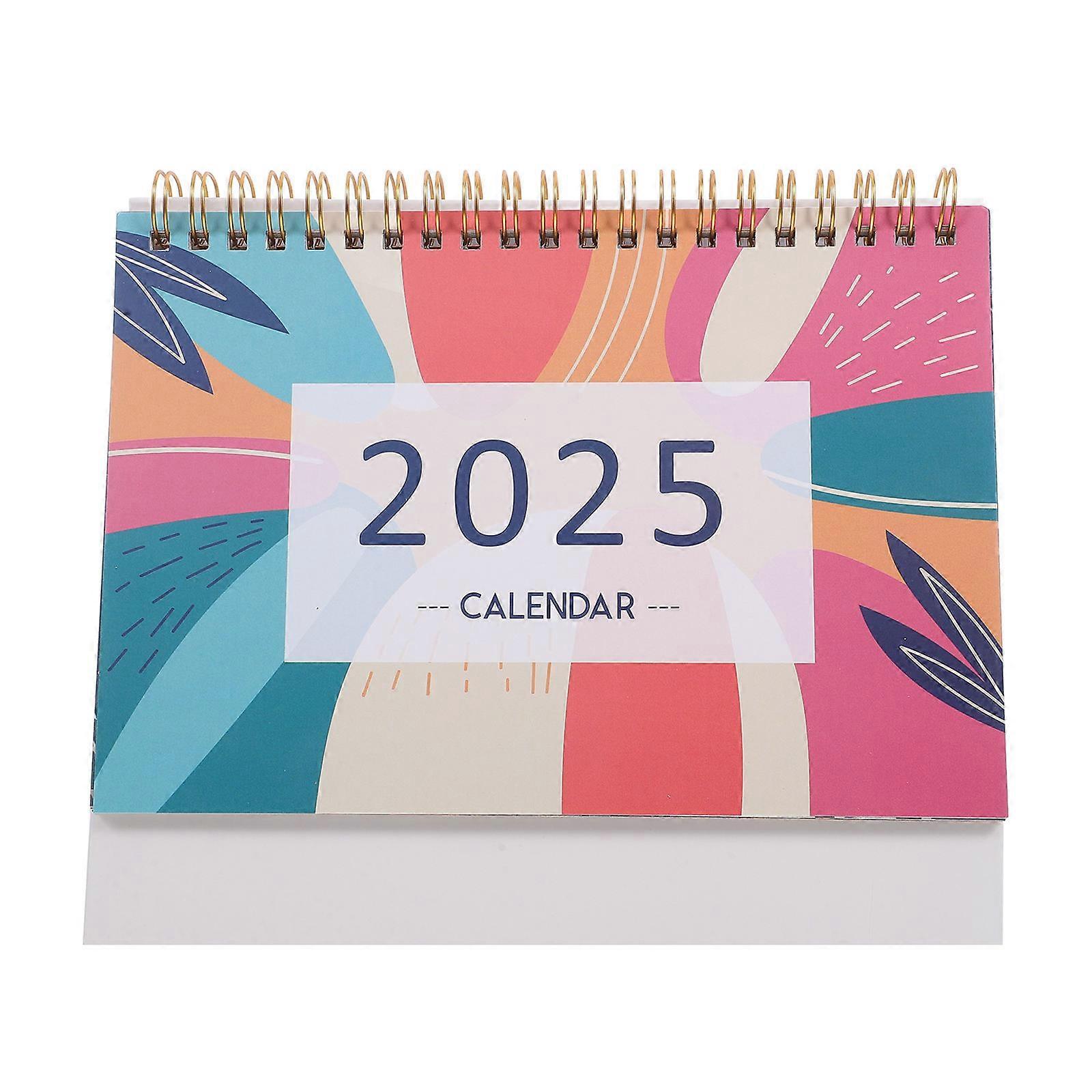Rectangular Desk Calendar 2025 For Office Supplies Home Decor Note-Taking 1Set