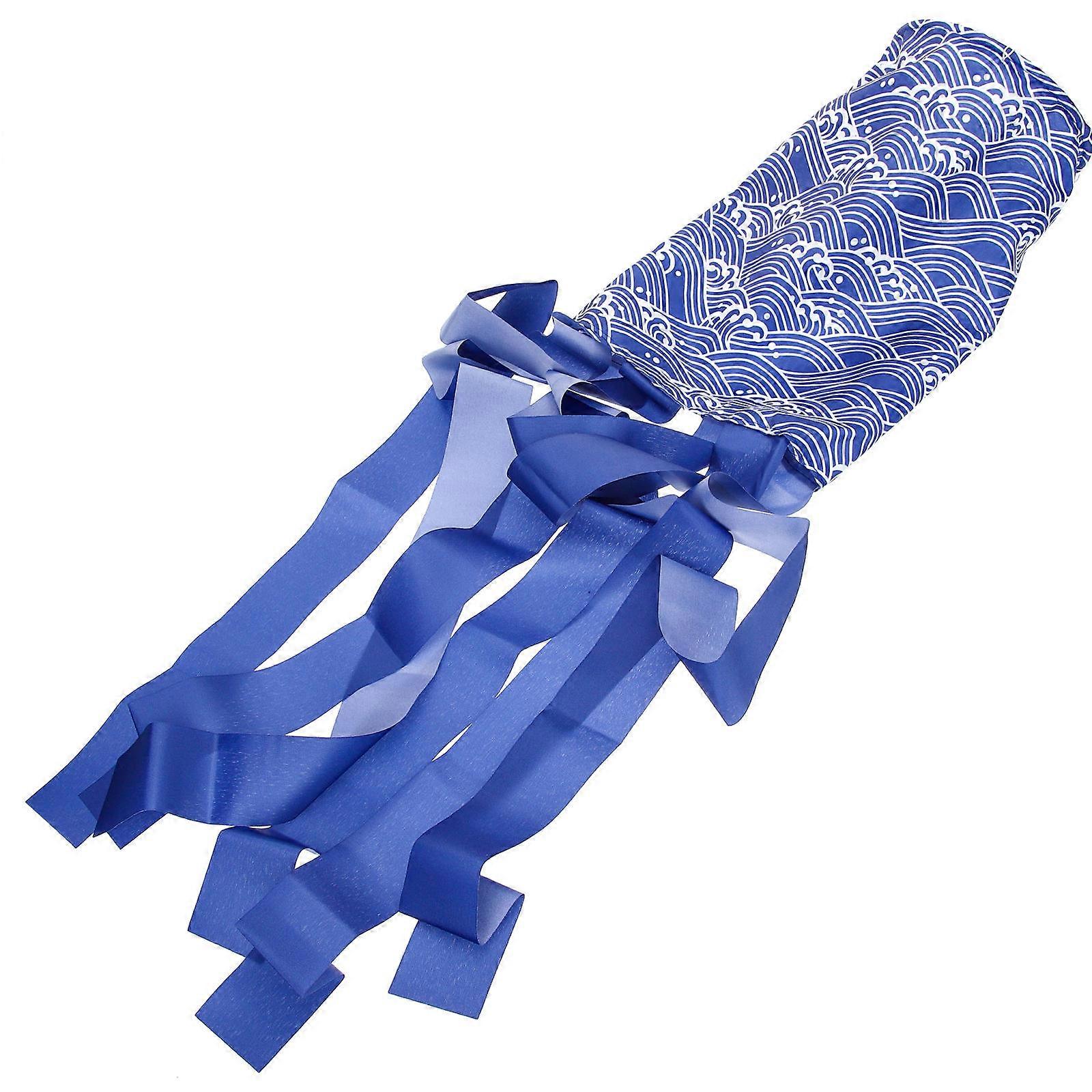 Japanese Windsock Flags Cone-Shaped Polyester Wind Direction Indicator for Restaurant Garden 1Pcs