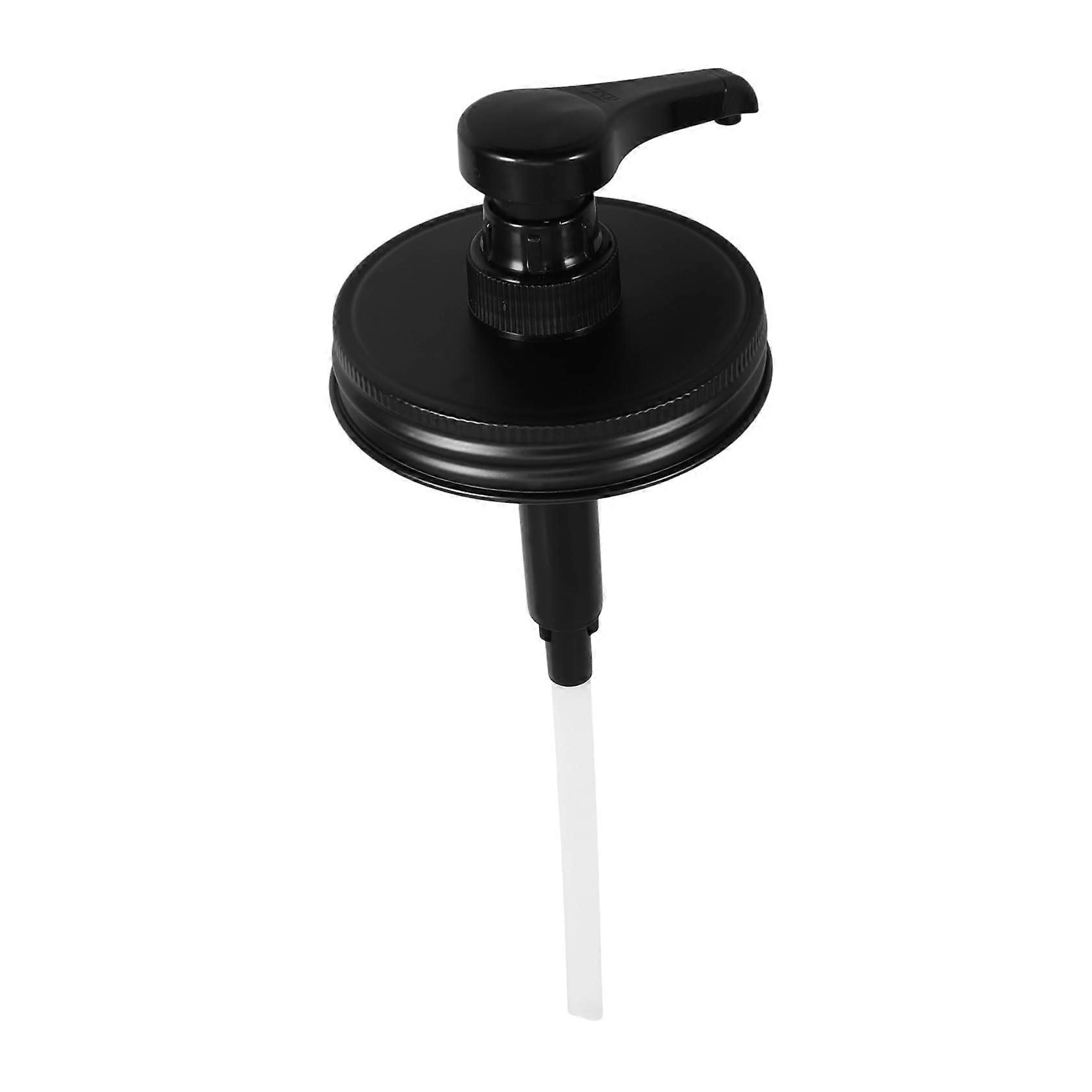 Mason Jar Pump Dispenser for Syrup and Lotions, and Plastic Pump for Various Bottles for Bath, Durable and Easy to Use.