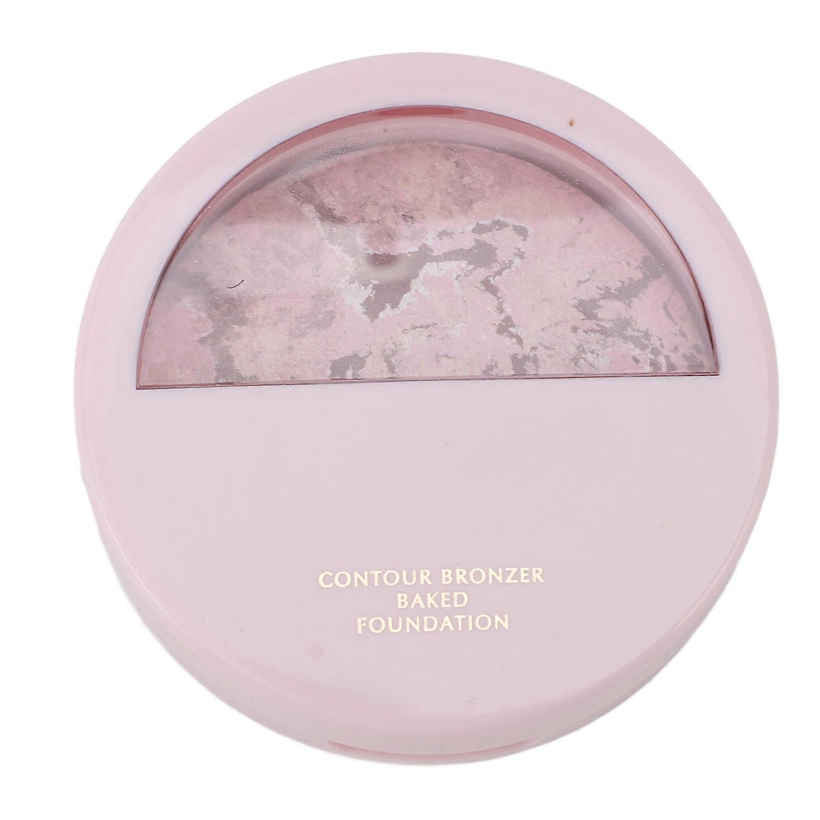 Bronze Setting Powder 9g Cosmetic Marbleized Coverage Moisturizing Bronzing Powder for Highlighting Contour Medium