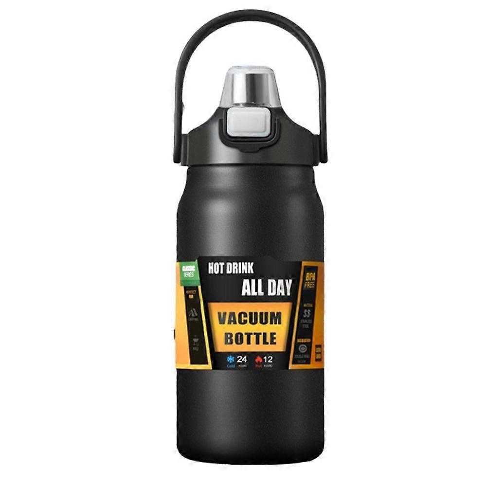 Portable Handle Cup 304 Stainless Steel Double-Layer Insulation Bounce Lid Space Kettle Mountain Cl