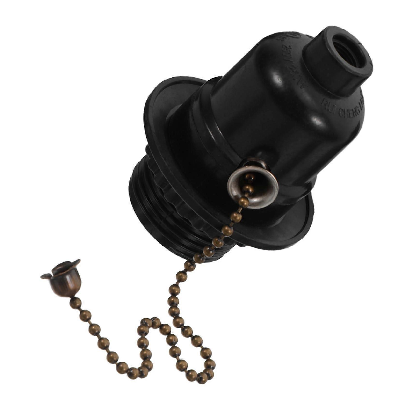 Pull Chain Light Fixture with Lamp Socket, Sturdy Metal Construction, and Standard Compatibility for Floor Lamps in Home Lighting