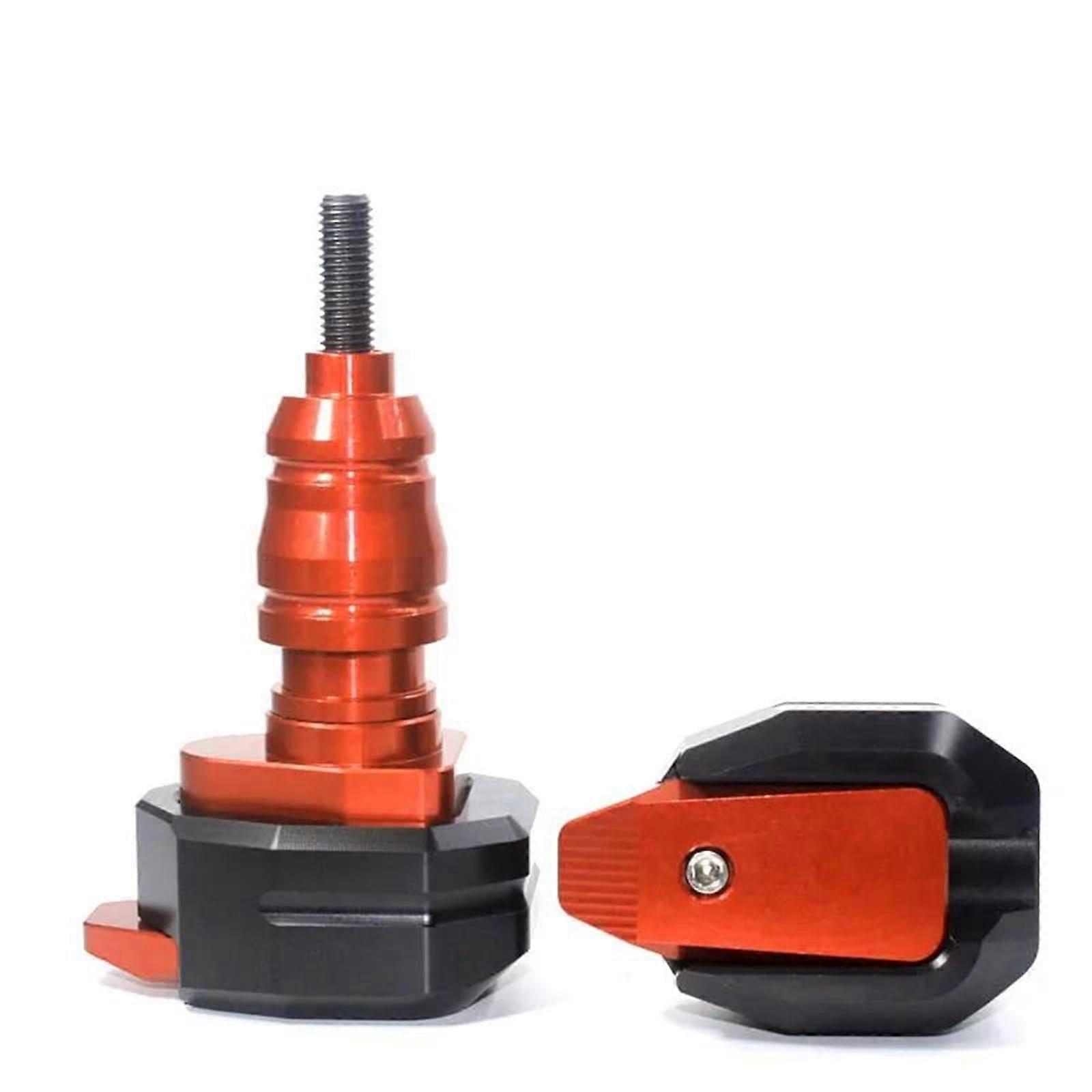 Motorcycle CNC Crash Protection - Frame Sliders For Yamaha MT-09 MT09 FZ-09 FZ09 Orange CNC Aluminum