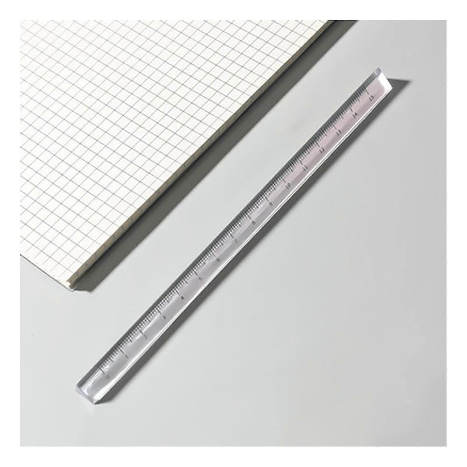15 cm 20 cm Transparent Ruler Set, Creative Measuring Tool for Students, School Supplies, Writing Accessories