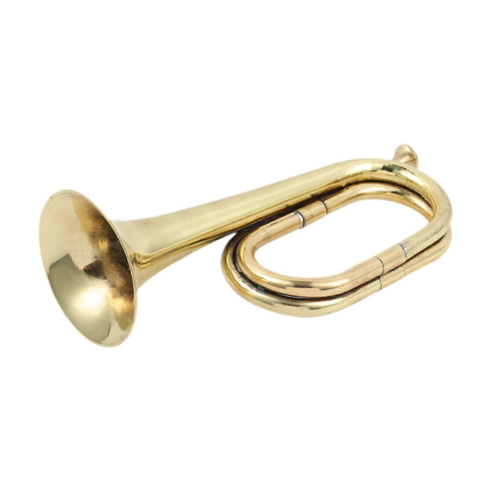 Cavalry Trumpet for Wind Instruments, Suitable for Children and Beginners, Gold