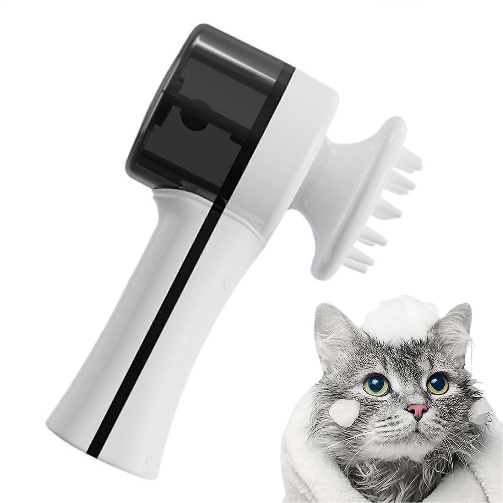 Dog soap brush, automatic foam generation for dogs soft comb for bathing, coat care, and efficient cleaning of pets.