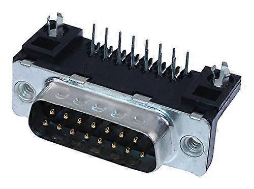 D-SUB Connector Right Angle RCPT 25-Position Through-Hole D-Sub Male Plug 1-Piece D25S13A4GV00LF