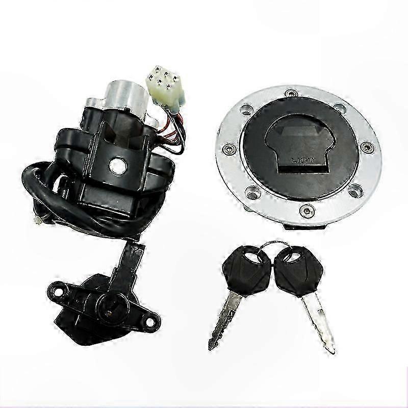 Key Set for Ignition Switch, Fuel Cap, Seat Lock Compatible with Bandit 1200 Gsf1200 and Bandit 600 Gsf600 Models