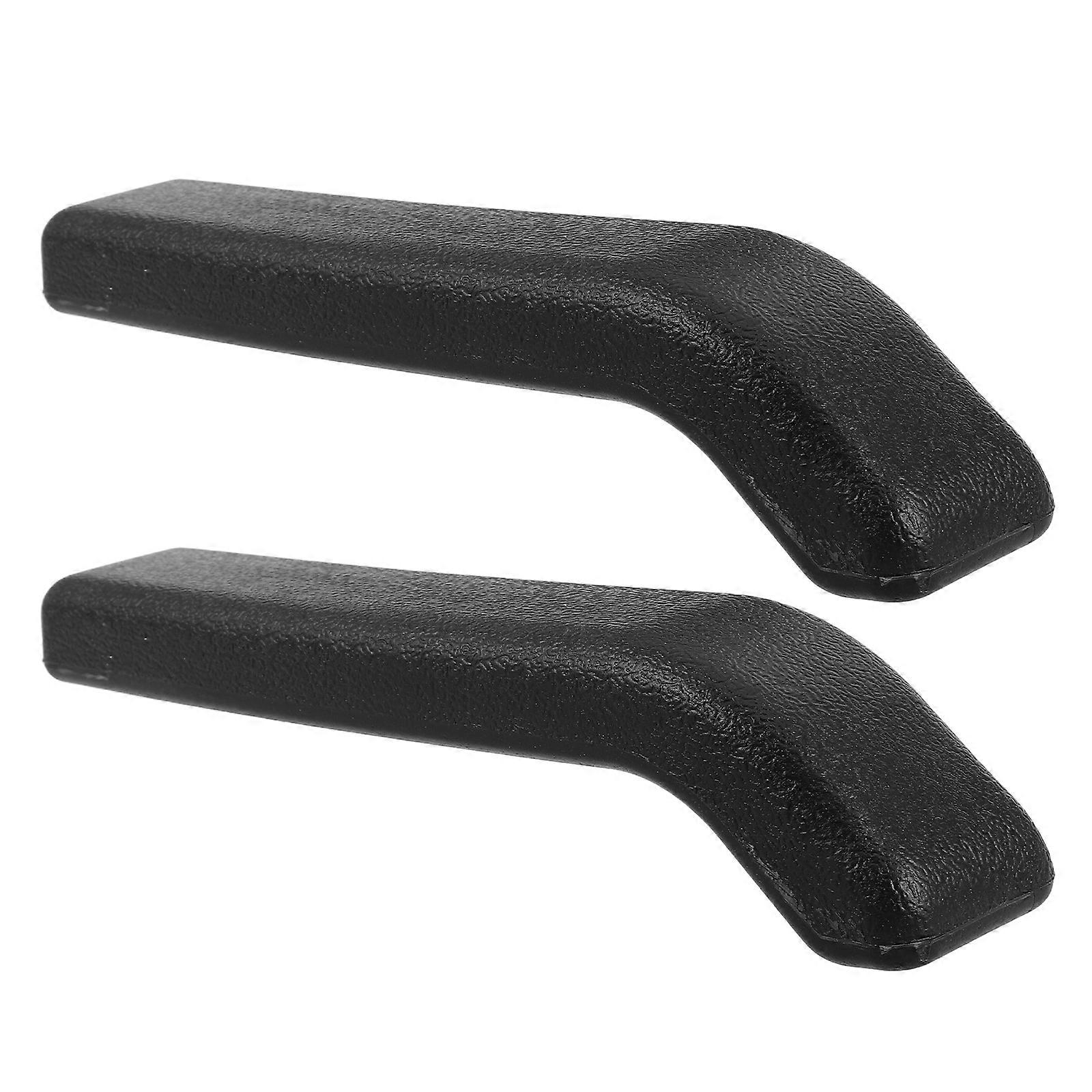 Rectangular Wheelchair Armrest Pad Black 26.00X5.00X4.50CM 2Pcs