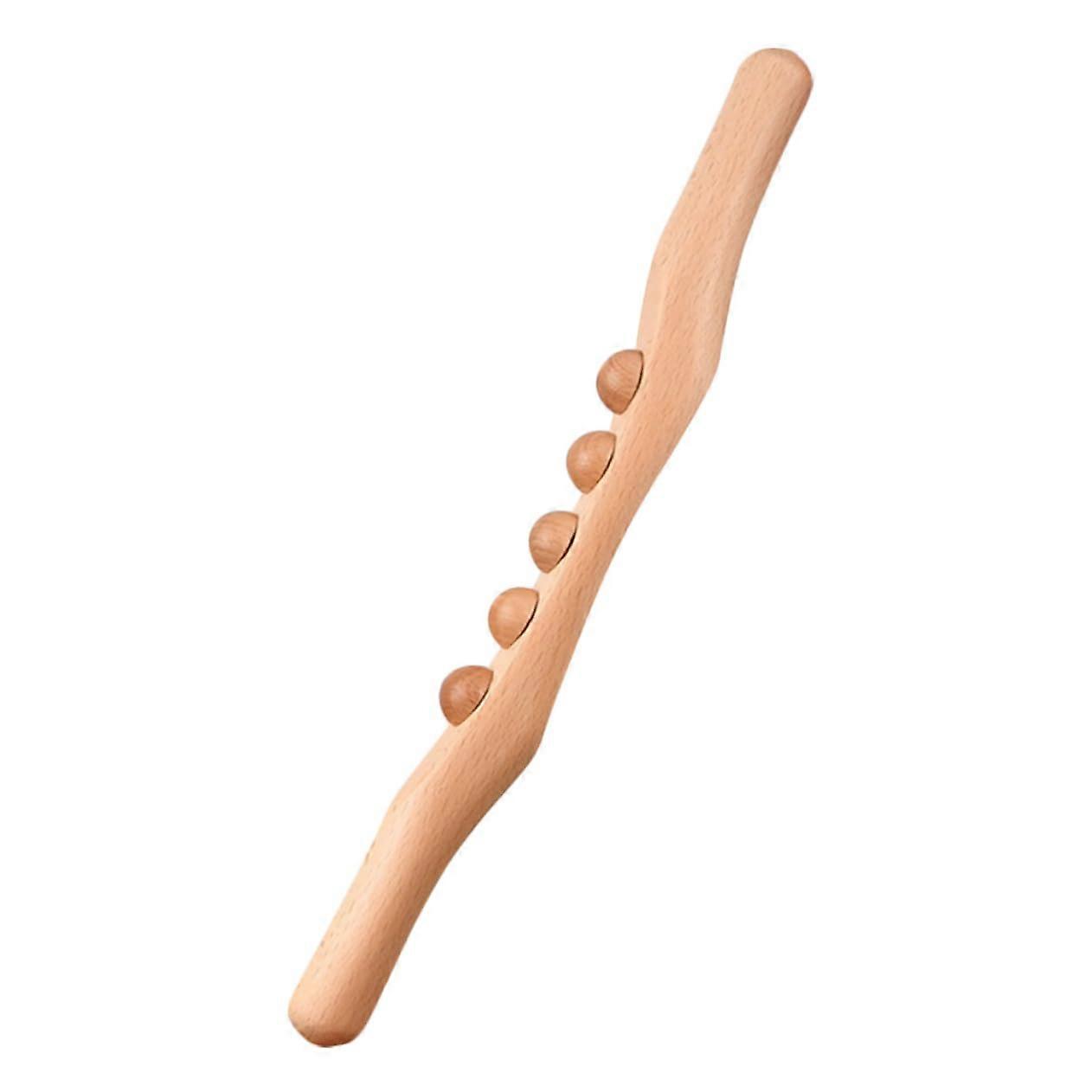 Scrape Stick Wooden Massage Tool Therapy Roller for Mum