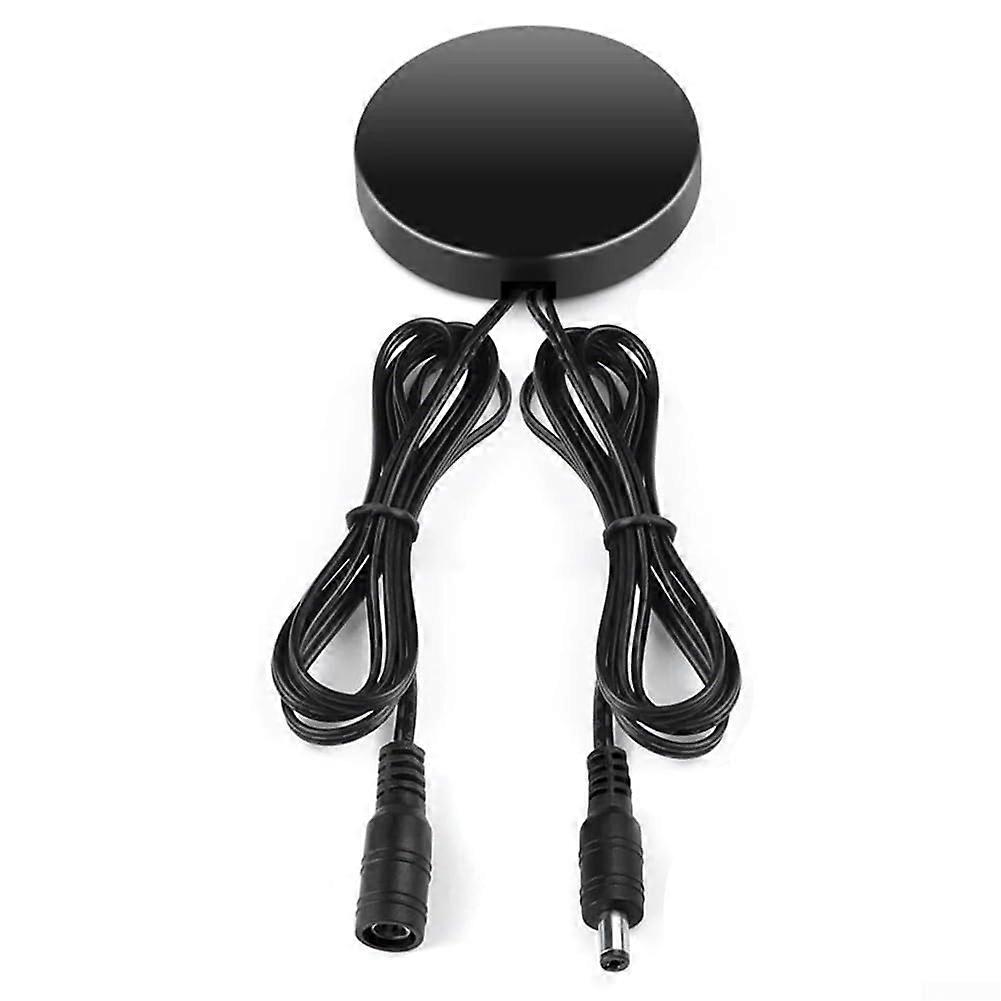 12V/24V Cabinet Induction Dimmer Switch Touch Sensor, Black DC Head, Adjustable Lighting, Compatible with LED and Halogen