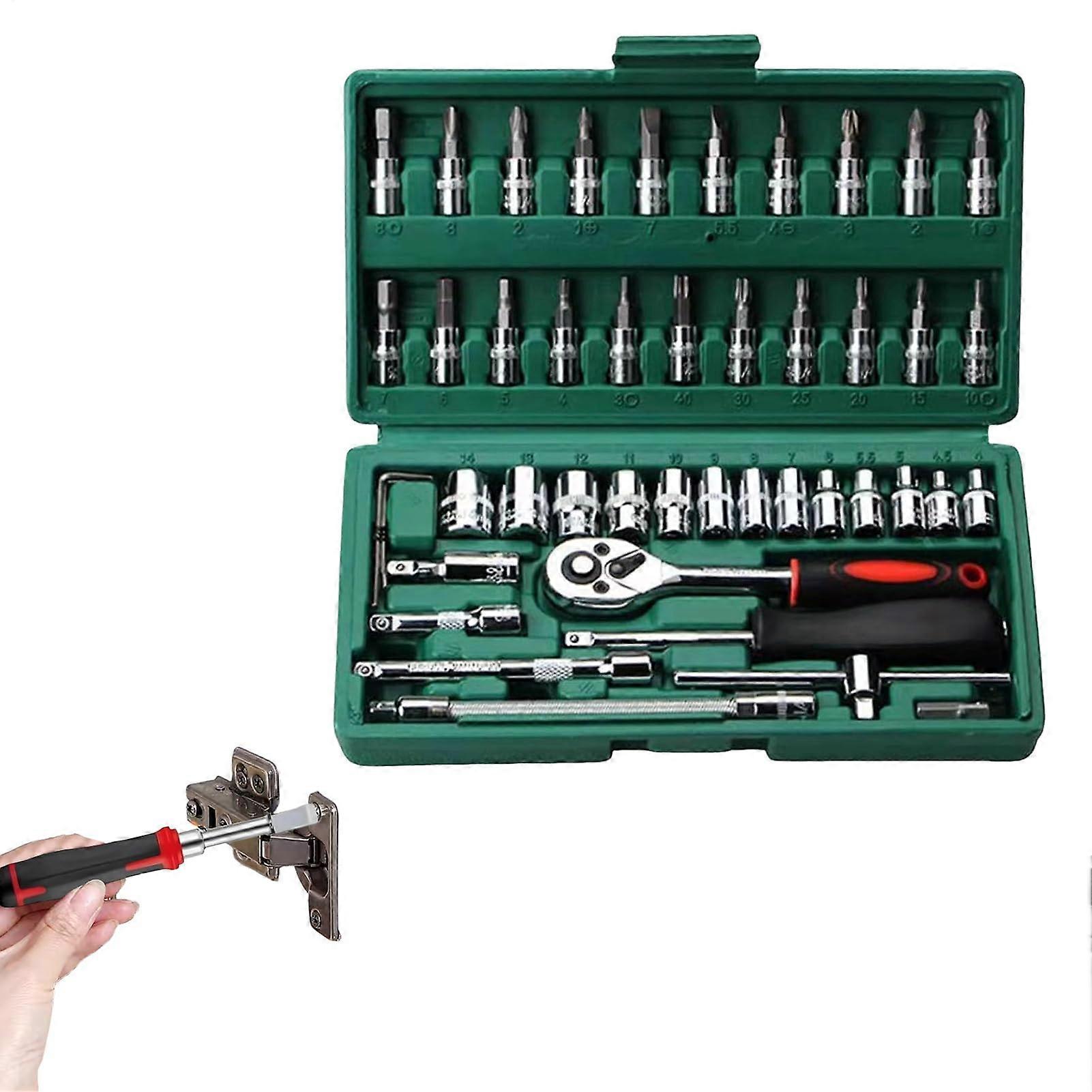 Electric ratchet wrench  Multifunctional electric impact wrench tool set Ref: 9806