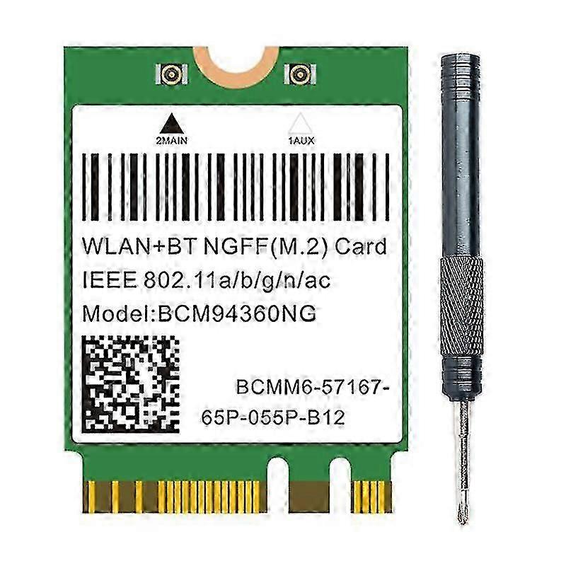 Dual Band 1200mbps Bcm94360ng Wifi Card For Macos Hackintosh 802.11ac Bluetooth 4.0 Wireless Adapter Network Lan Card