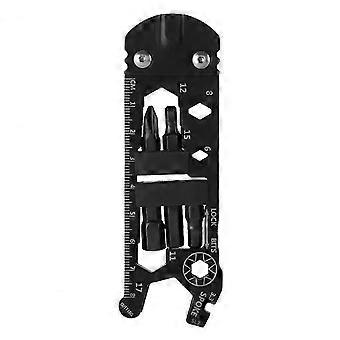 16 in 1 Portable Stainless Steel Screwdriver Wrench Ruler Multifunction Mountain Cycling Spanner Bike Repair Tool