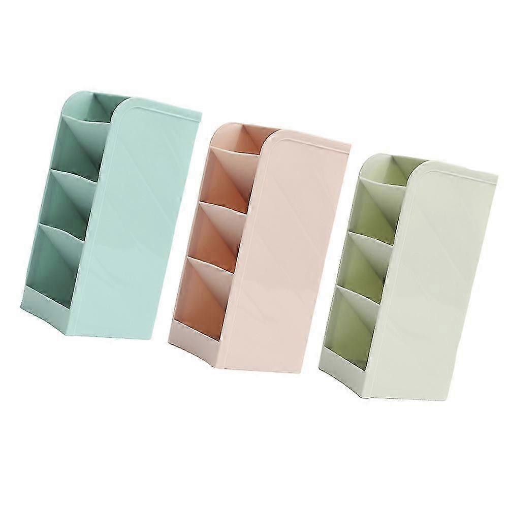 Pink Multifunctional Pen Stand - Lightweight for Home and Office, Set of 3