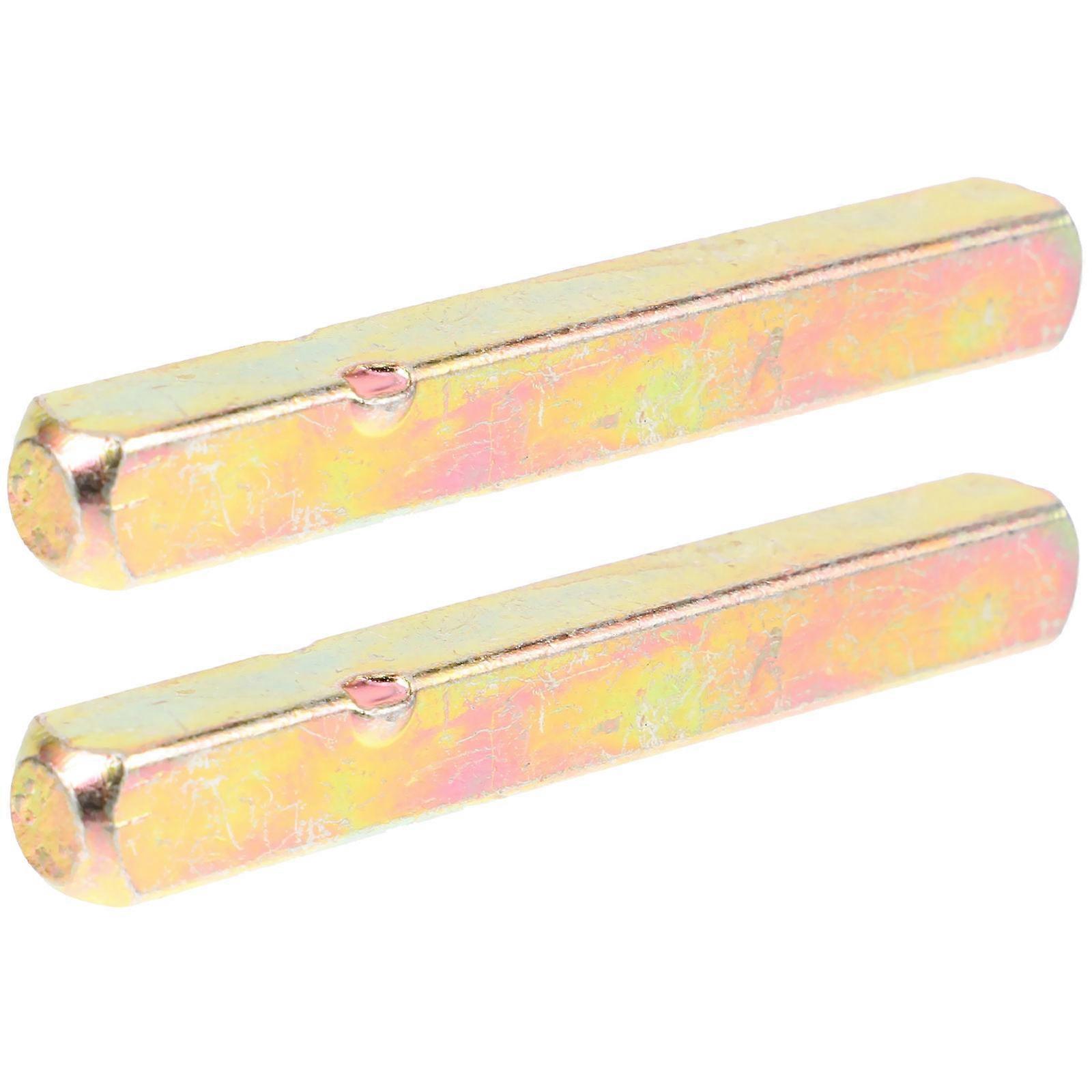 Door Handle Spindle Bar Door Accessory 2Pcs Iron Straight Spindle Replacement