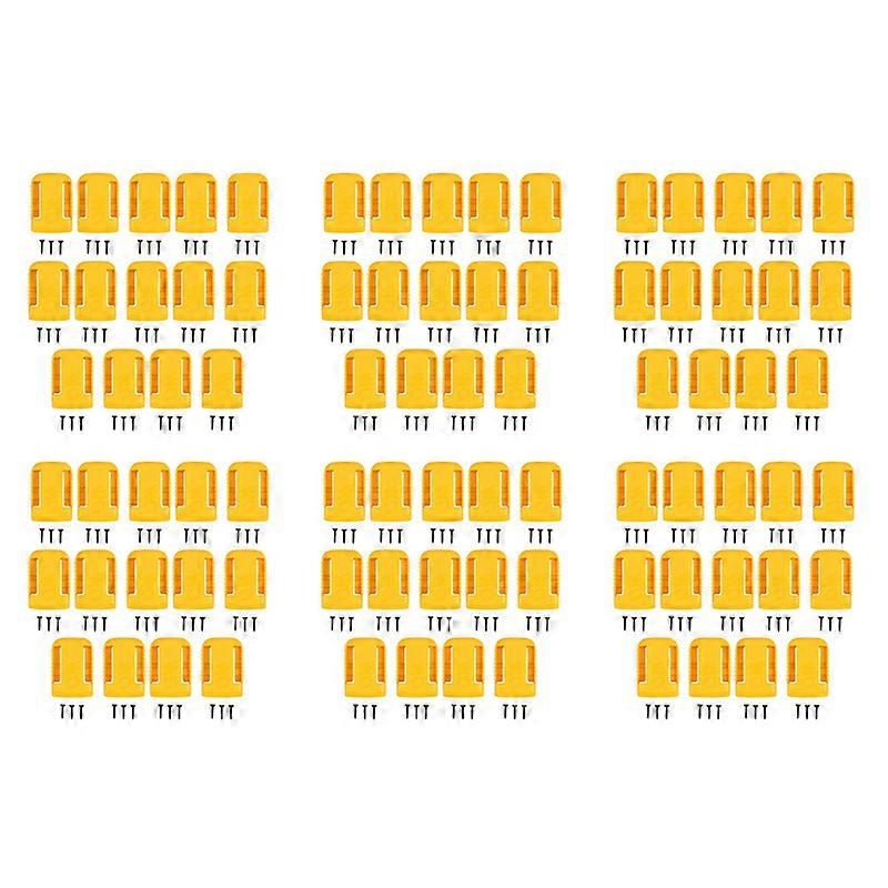 84-Packs Battery Holders for 20V Mount Dock Fit for 20V 60V MAX Yellow (No Battery)