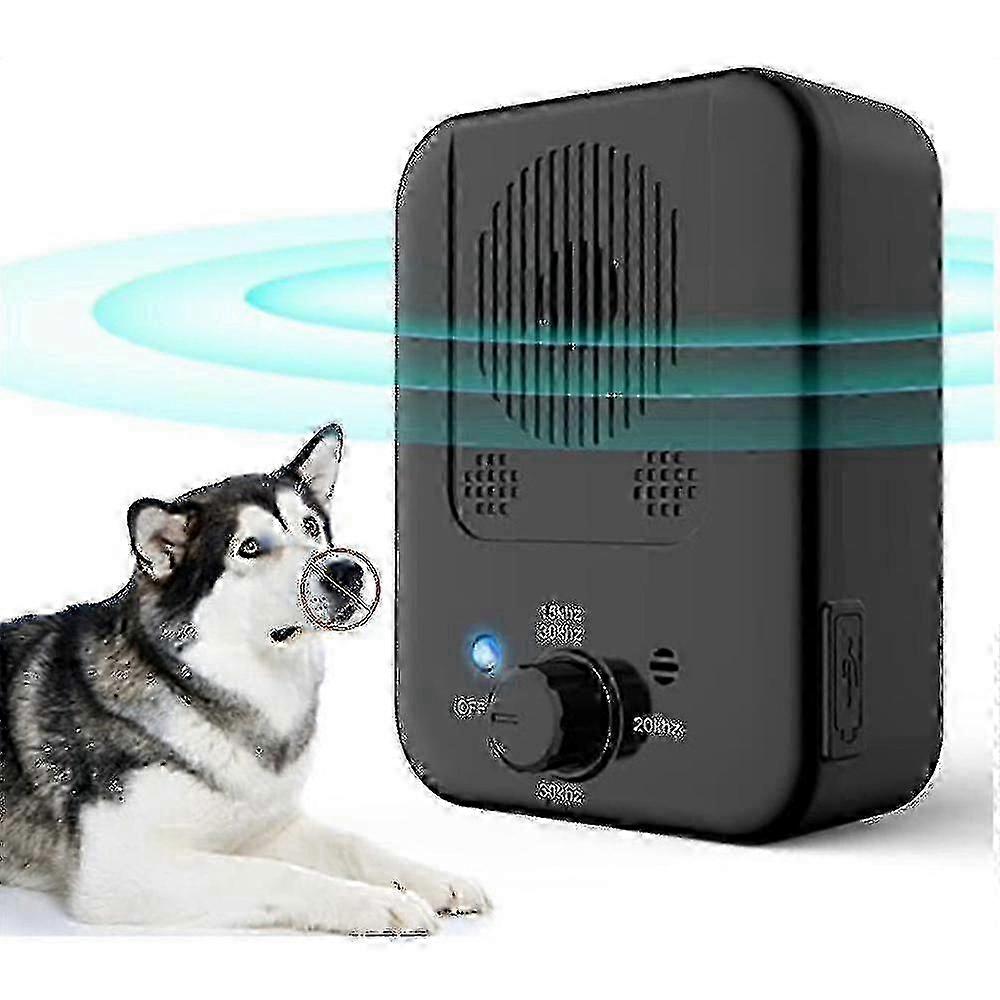 USB Rechargeable Ultrasonic Anti Bark Device for Dogs with Adjustable Frequency and Waterproof Design Model K19