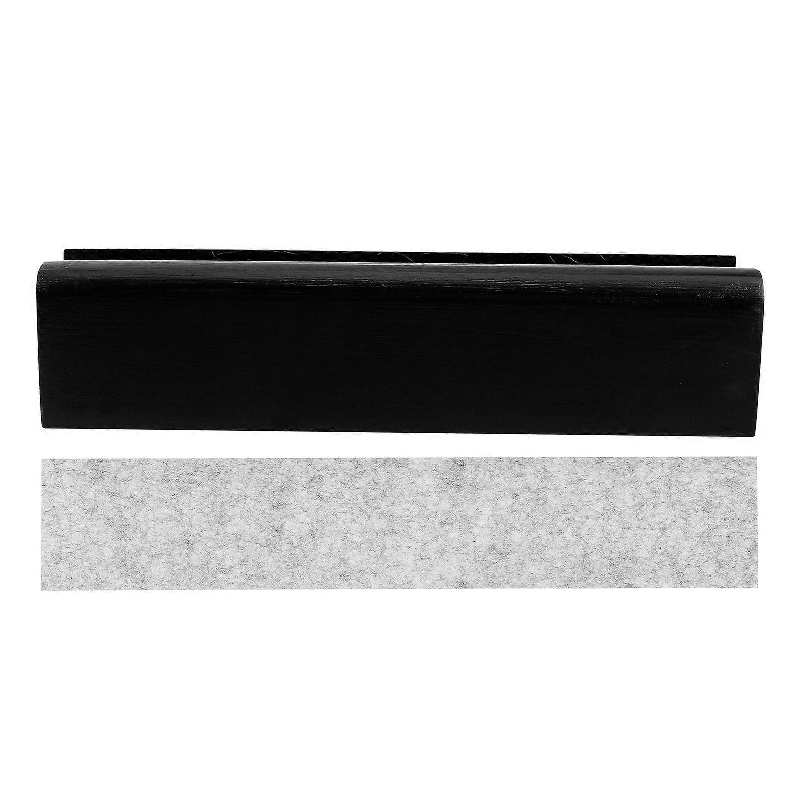 Wood Full Length Mirror Stand for Holding Black and Durable with Slot Design
