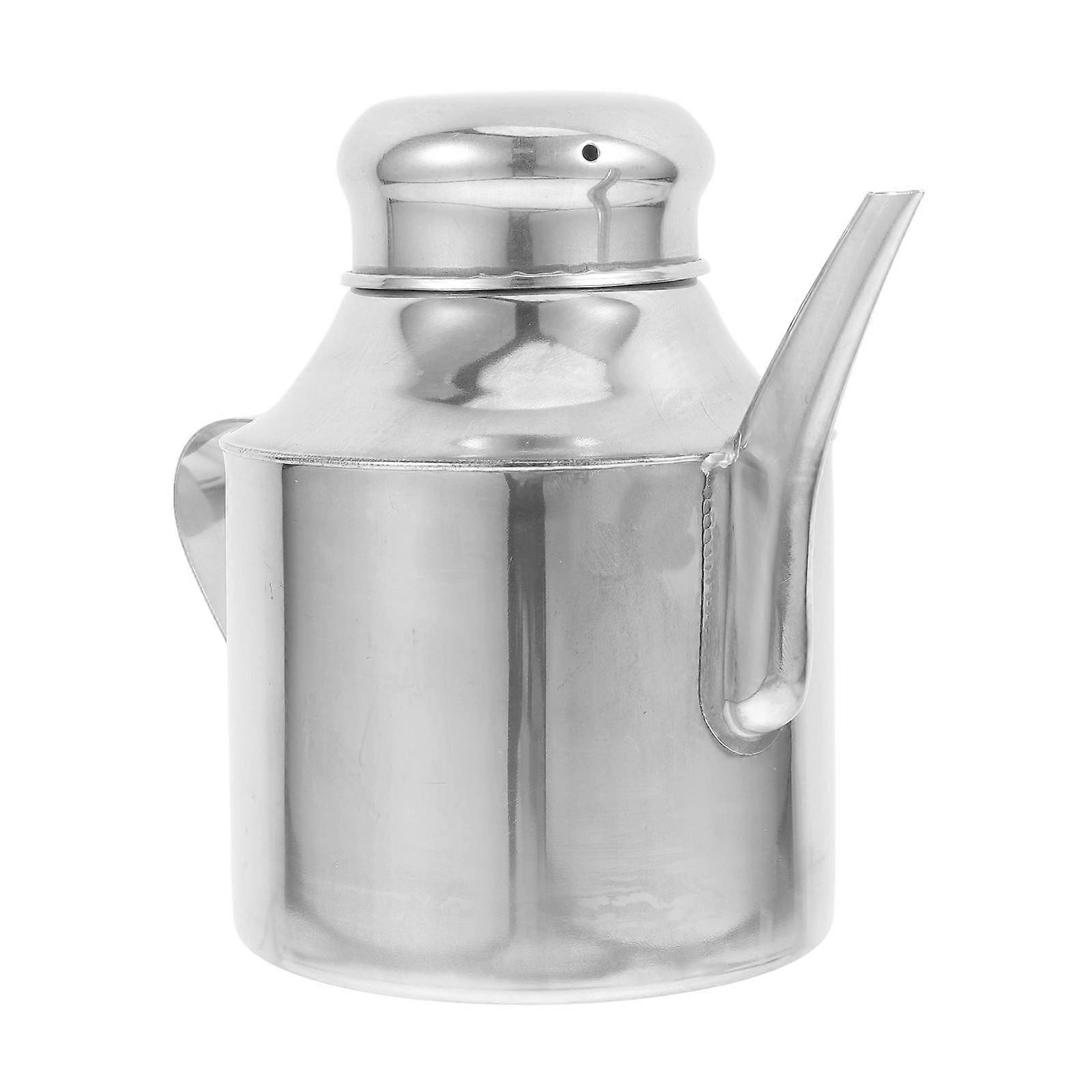 Here's a refined and professional product description for your **Stainless Steel Oil Storage Kettle (Condiment Container)**:
### **Stainless