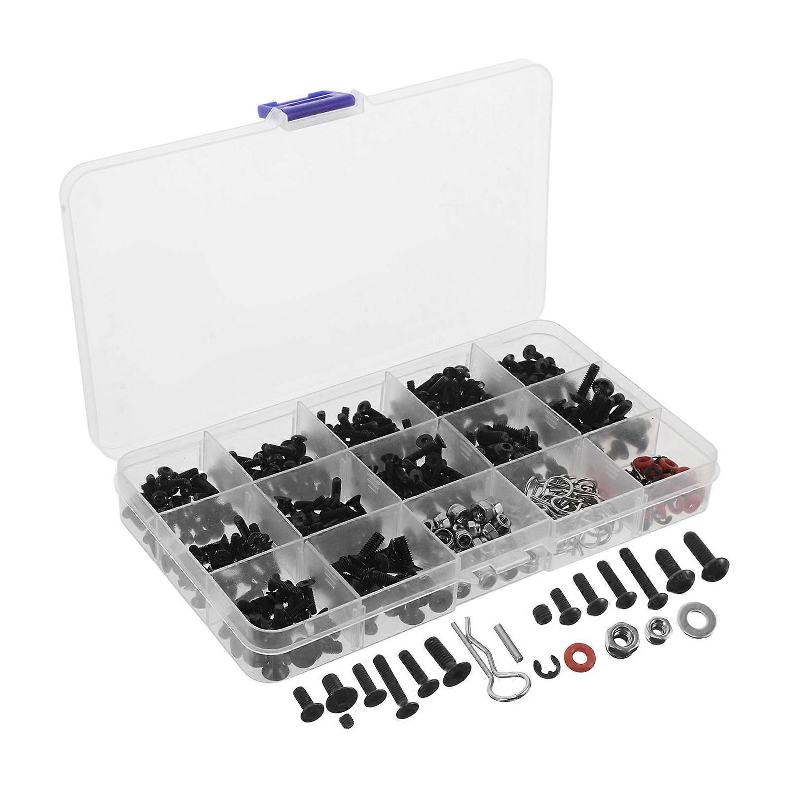 1 Set RC Car Screw Assortment Kit – Precision Engineered Fasteners for Remote Control Vehicles, Includes Essential Screws for RC Repairs and
