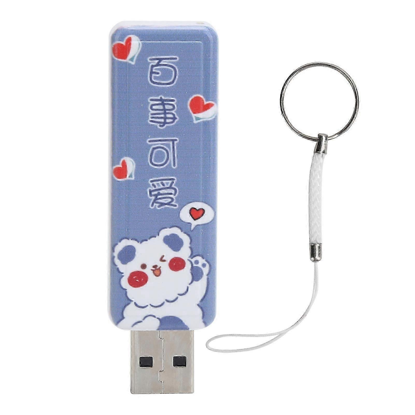 PushPull USB 2.0 flash drive, 128GB, cartoon pattern, computer accessory