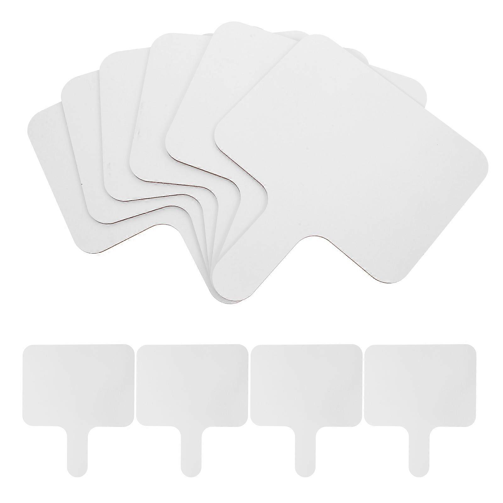 Mini Dry Erase Board Handheld Double Sided Paddles for Workshops Note-taking 24Pcs