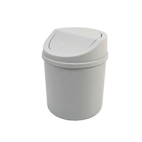 Mini-Desktop-Mülleimer - 1 Gallone, kompaktes und stilvolles graues Design
