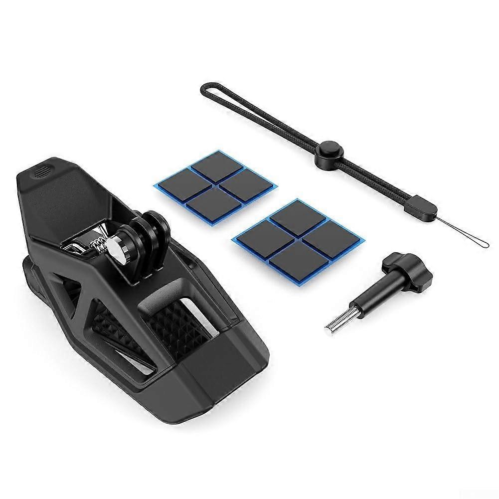 Helmhalterung für Action-Kamera für Insta360 X5 Kompatible Modelle, Schwarz, Robustes Design, Einfacher Montage
