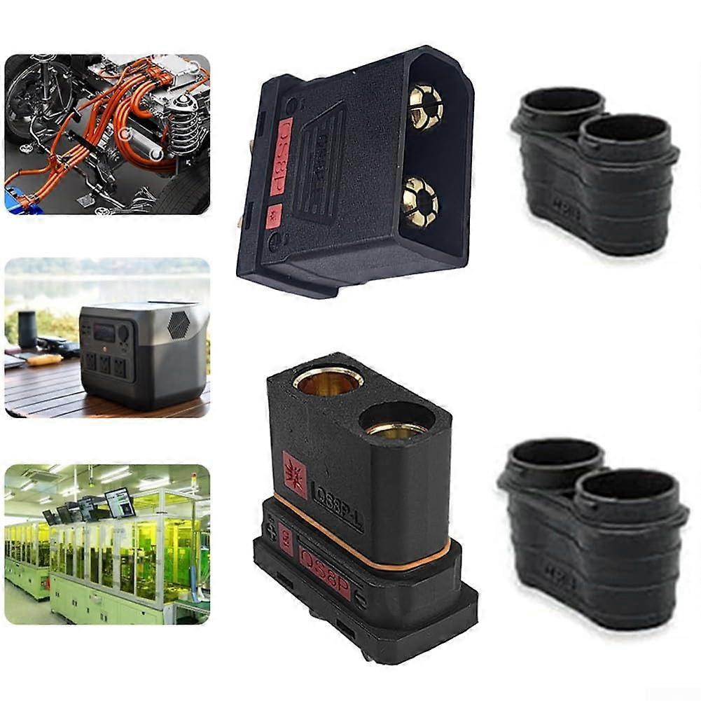 QS8P-L Plug With Dust Cover For Battery Power Ignition Connector (Female)