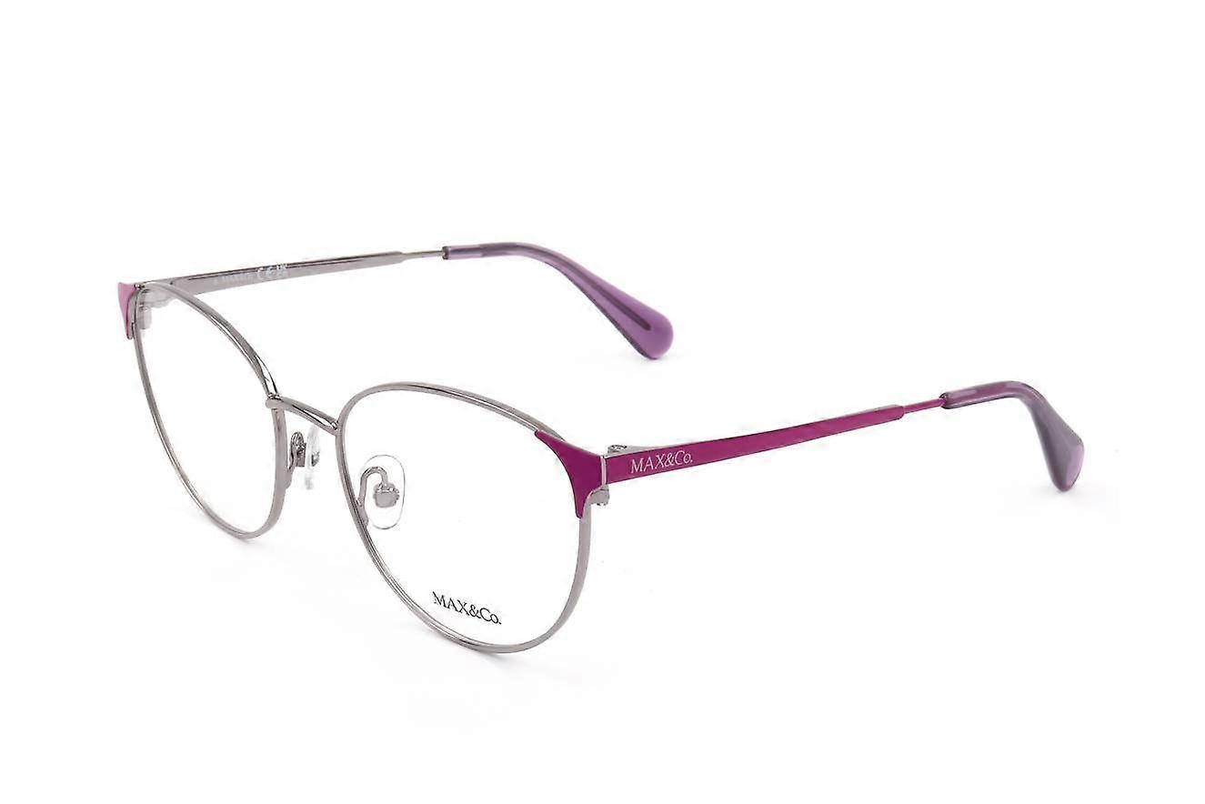 Eyewear Frames Max&Co. MO5100 014 SHINY LIGHT RUTHENIUM 51/17/135 WOMAN