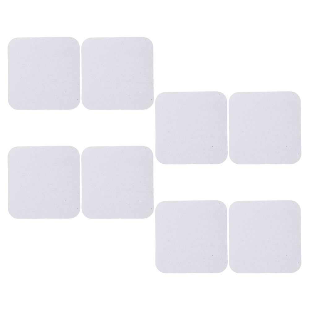 8pcs Elegant White Magnetic Fridge Accessories for Home Use with Sophisticated Touch Synhetic