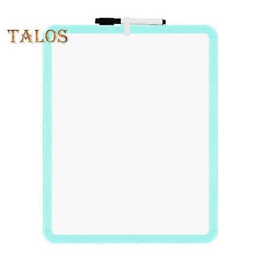Small Dry Erase Whiteboard 14" x 11" Mini White Board with Marker Double-sided Handheld Dry Erase Board for Home Office Classroom