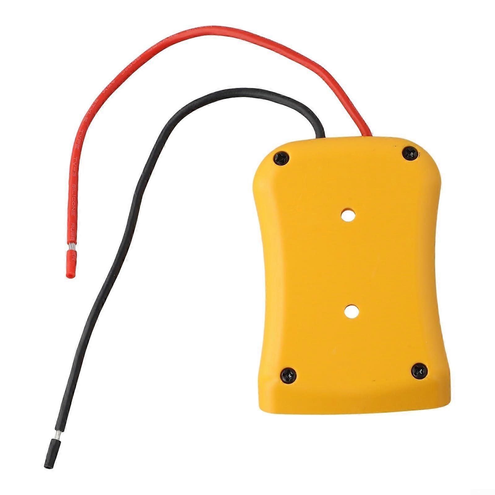 18V DIY Battery Adapter With Wire Connection For High-Power Applications (No Fuse)