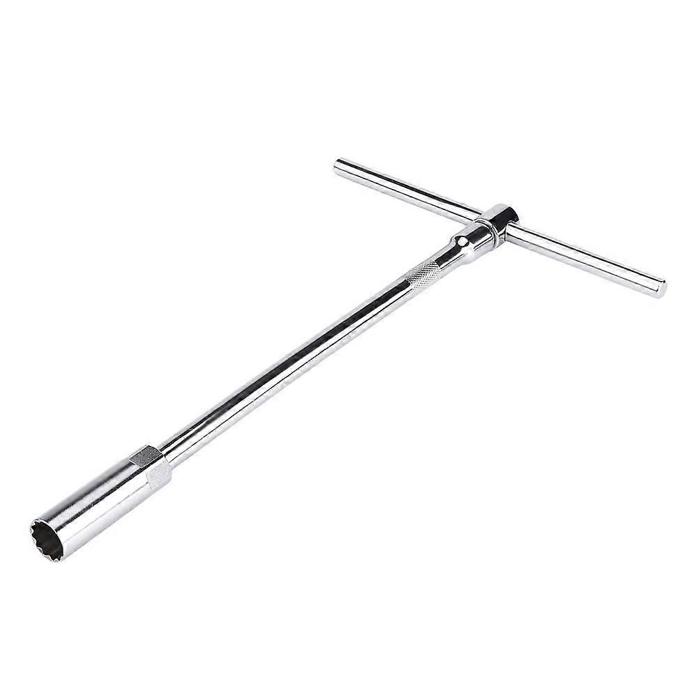 Spark Plug Wrench, Universal T Handle Spark Plug Wrench 16 mm Spark Plug Remover Installation Tool Set Key Sliding TBar THandle Installer Tool Set