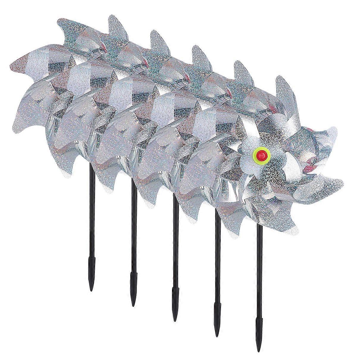 Spinners à vent dissuasifs contre les oiseaux, outils d’effarouchement réfléchissants pour une utilisation en extérieur,