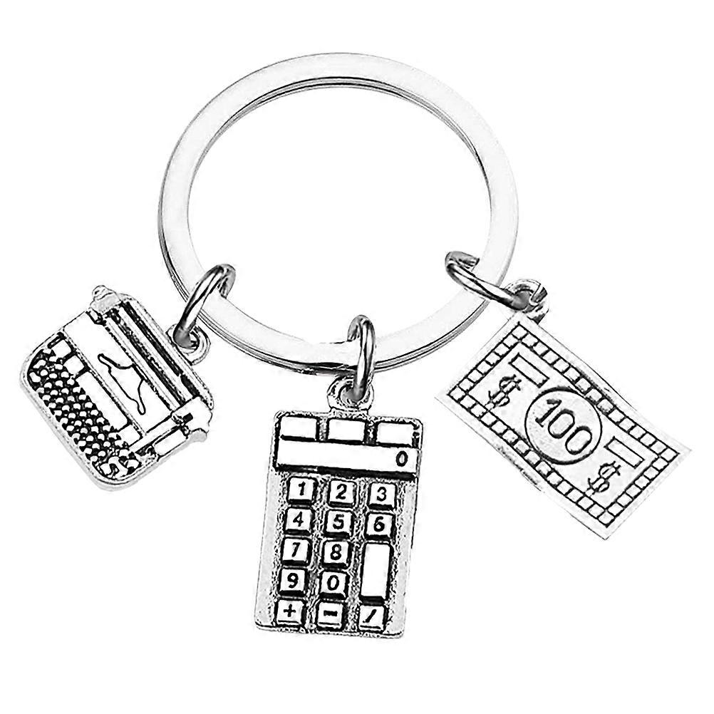 Compact Calculator Keychain, Unique Accountant Pendant, Suitable for Special Occasions