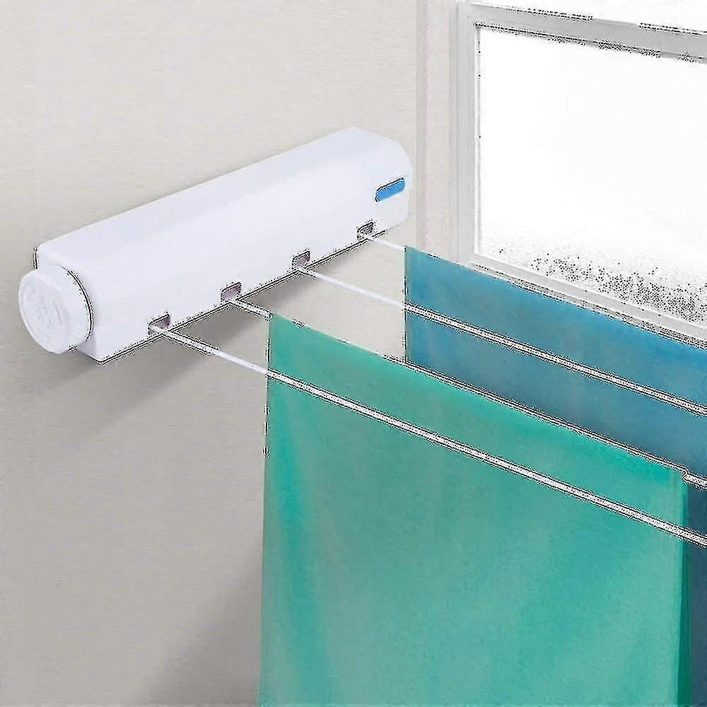 Spring Automatic Retractable Clothesline Drying Rack