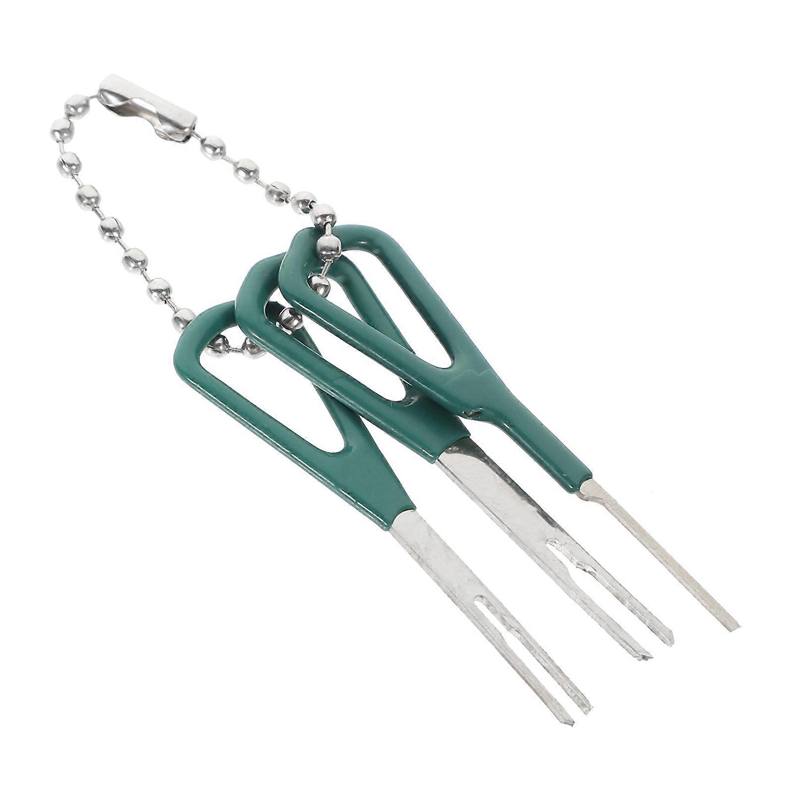 3pcs Terminal Removal Tool Kit for Electrical Wire Connector Pin Release and Terminal Extractor Tool