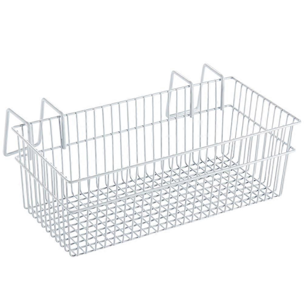 Iron Hanging Storage Basket for Office & Home – Large Capacity Rectangular Organizer, High Strength Multi Functional Storage for Kitchen, Dormitory &