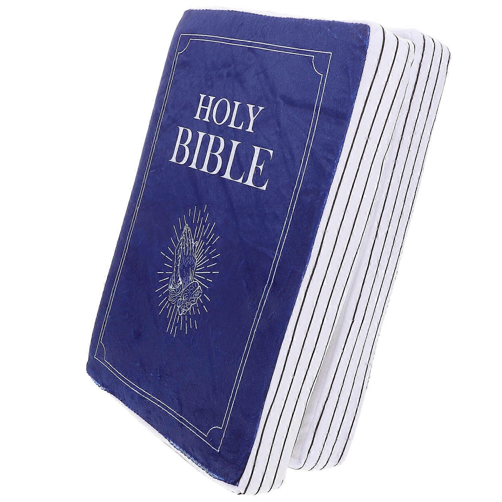 Bible Shaped Plush Pillow for Home Decor – Soft Cushion Inspired by Bible Stories, Cozy Pillow for Couch Comfort and Room Decoration