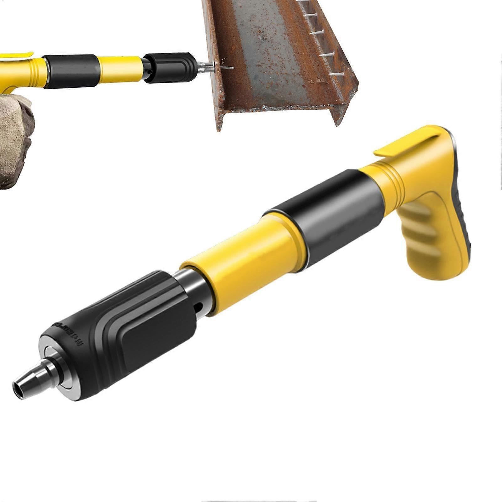 Small Ceiling Cement Nailer, Low Noise Power Device, Triple Silencing Design, Steel ABS Foam Build