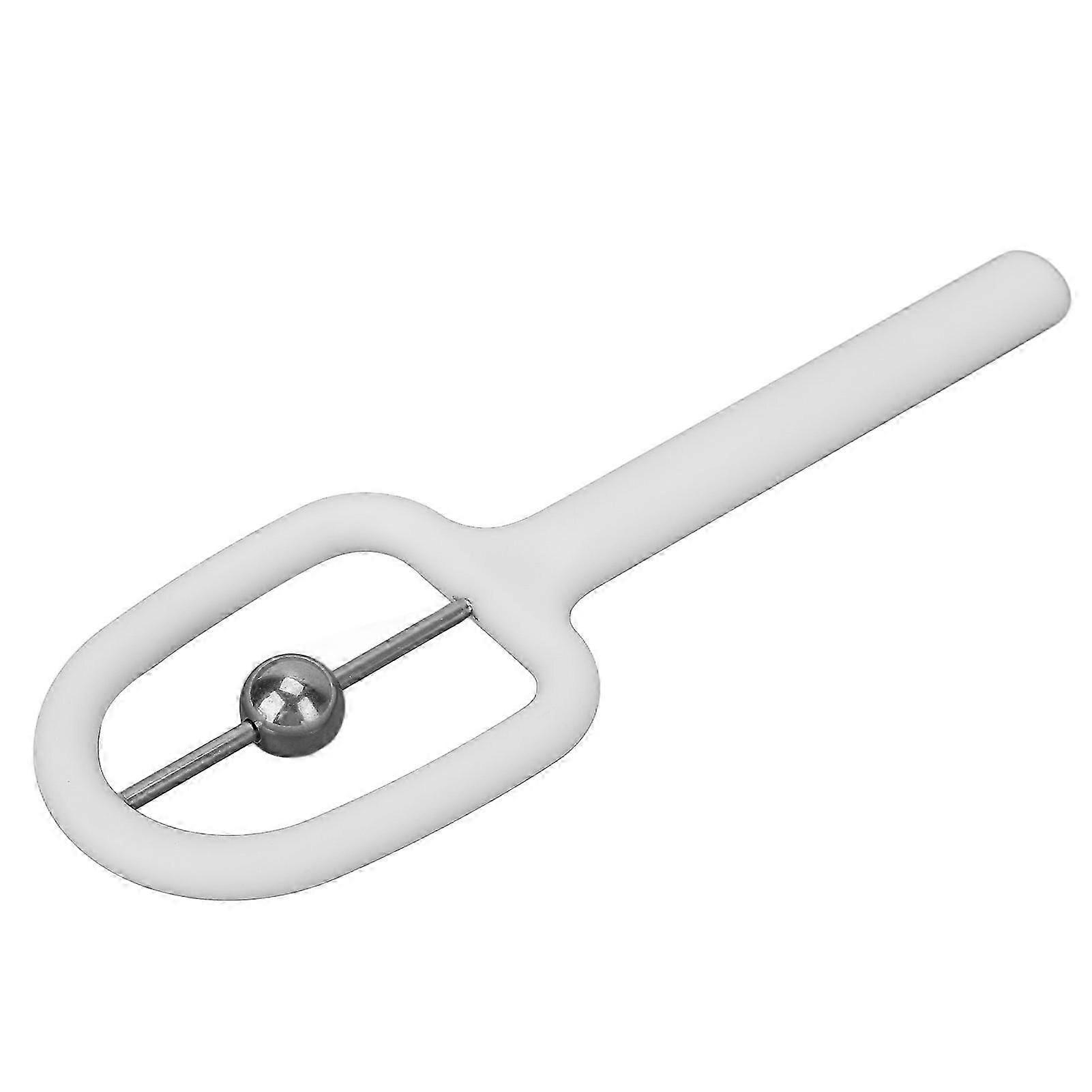 Tongue Tip Exercise Tool U Shaped Oral Muscle Strength Improve Flexibility Alloy Tongue Training Tool White