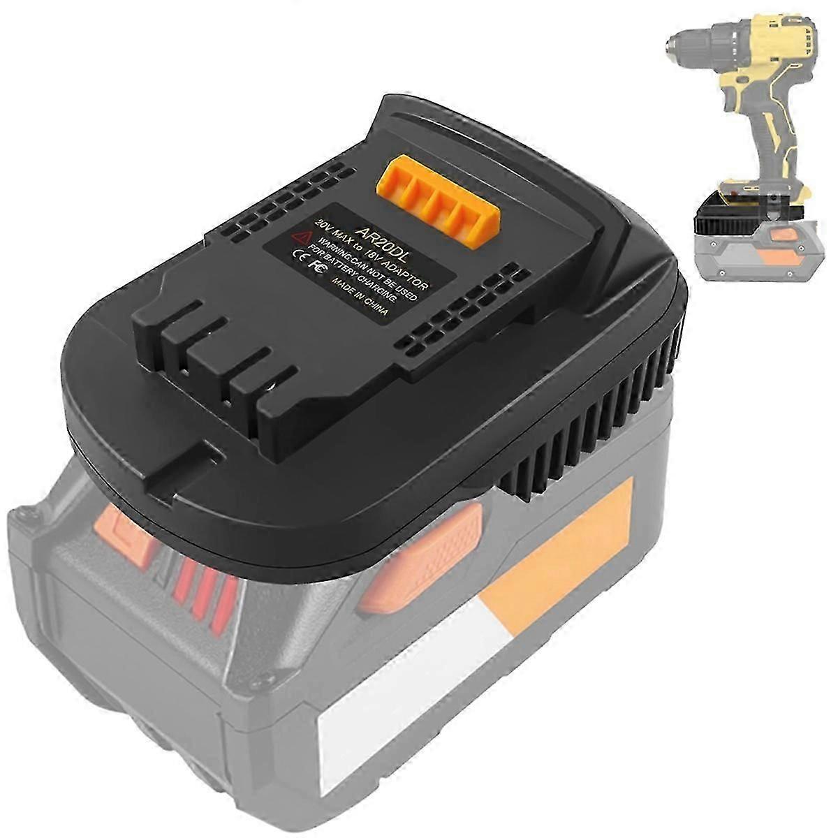 AR20DL Adapter for 18V Battery to for 20V MAX XR Cordless Tools Use for 18V Platform Batteries