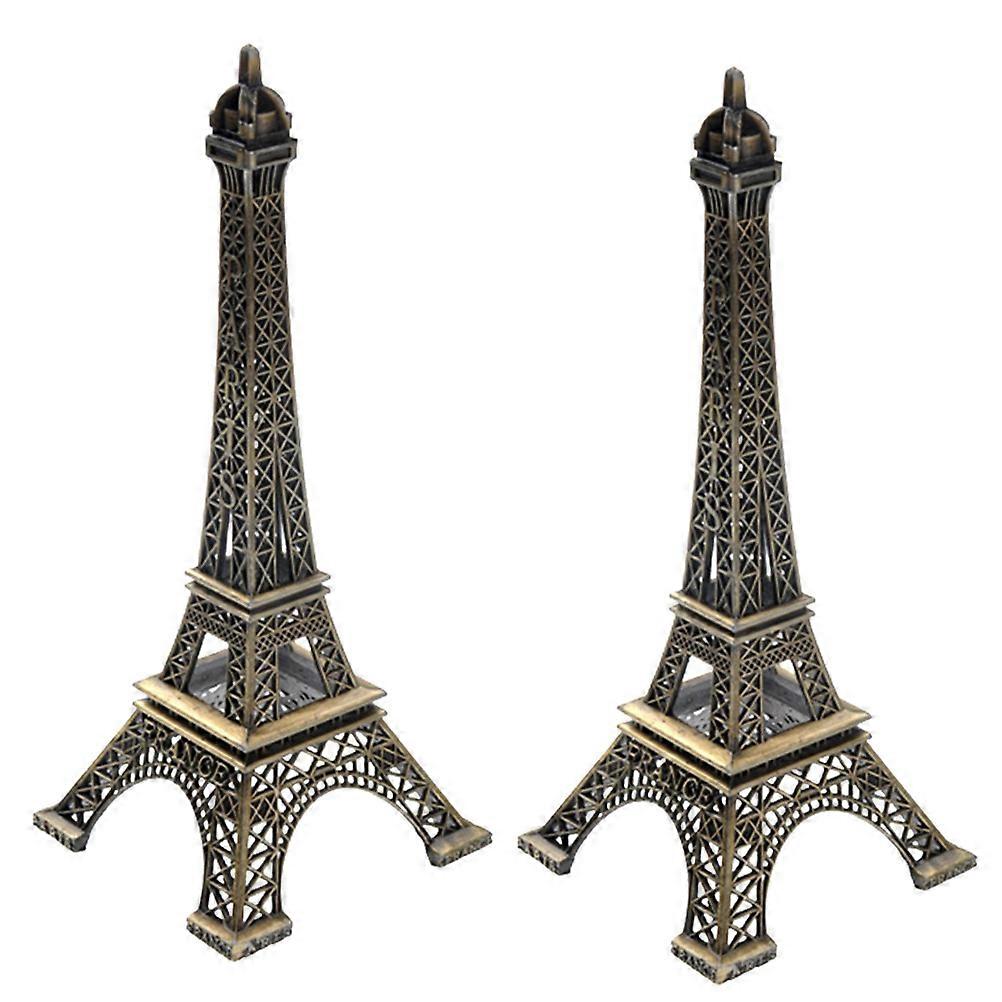 Golden Iron Eiffel Tower Model for Decoration 250MM